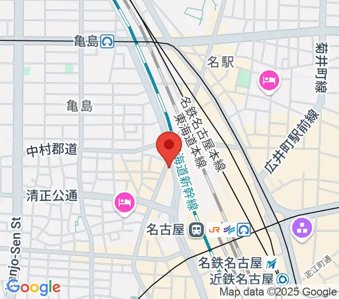 アイズボーカルスクール 名古屋駅前校の地図