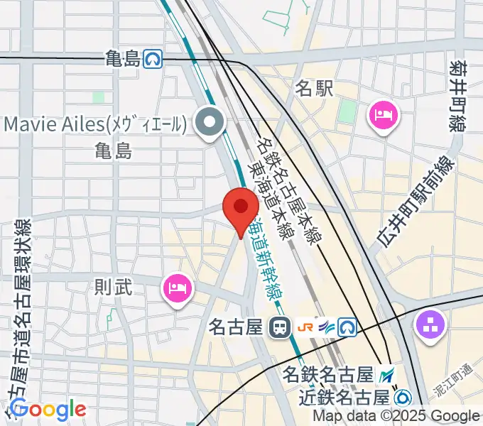 アイズボーカルスクール 名古屋駅前校の地図