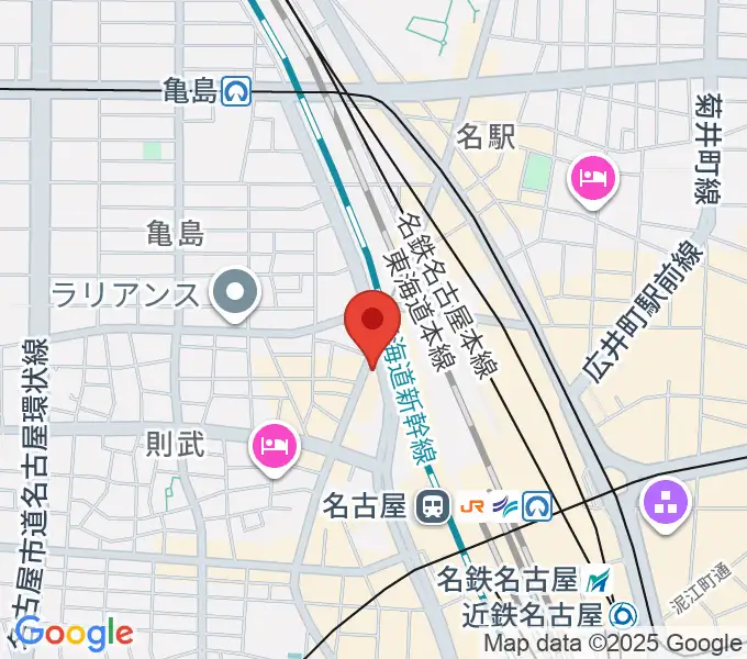 アイズボーカルスクール 名古屋駅前校の地図