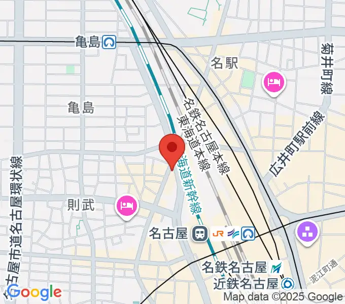 アイズボーカルスクール 名古屋駅前校の地図