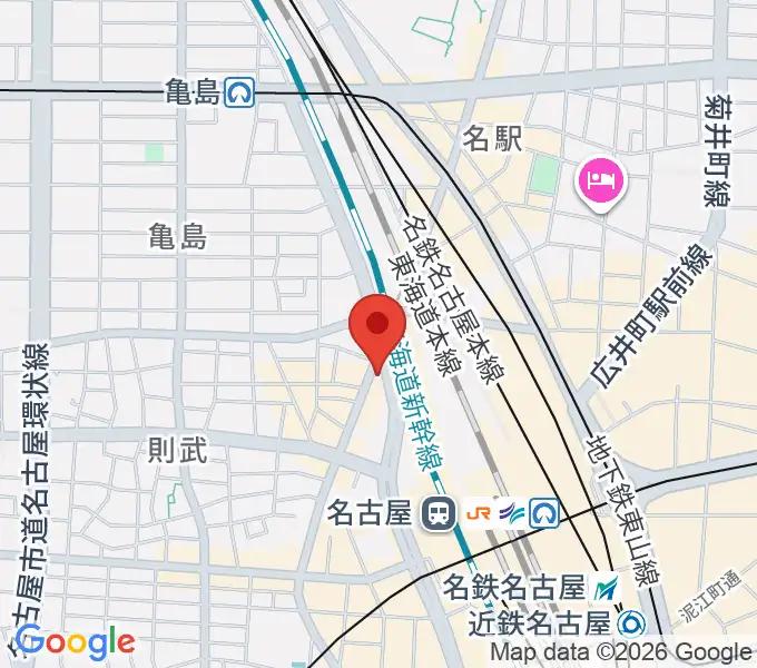 アイズボーカルスクール 名古屋駅前校の地図