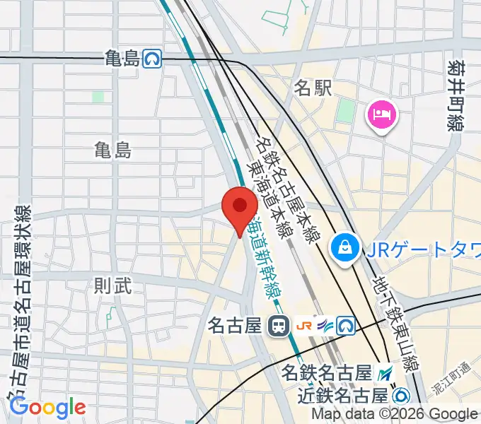 アイズボーカルスクール 名古屋駅前校の地図