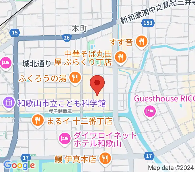 LIVE SPACE MOMENTSの地図