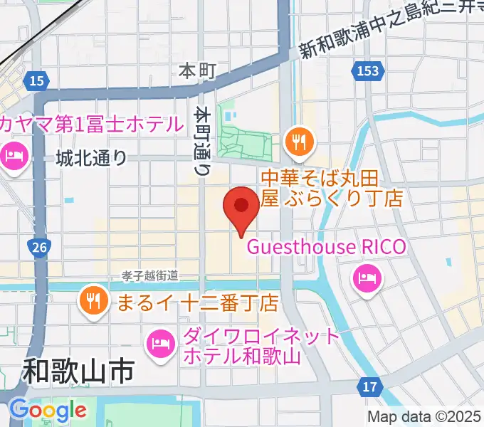 LIVE SPACE MOMENTSの地図