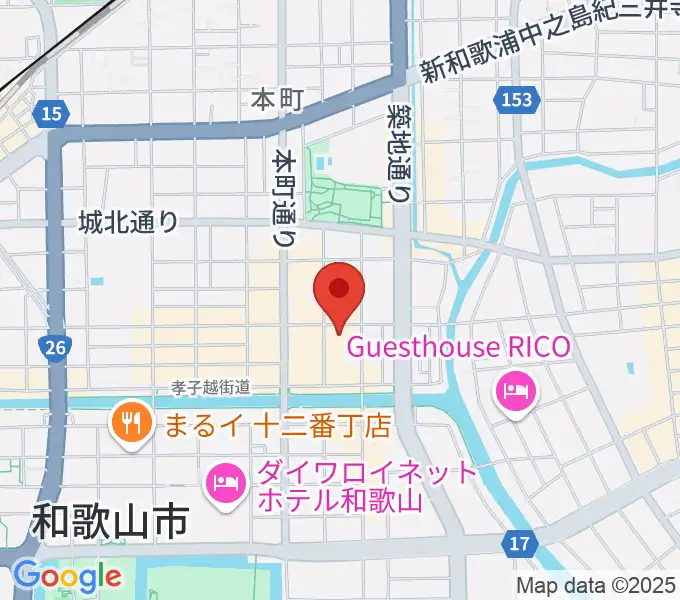 LIVE SPACE MOMENTSの地図