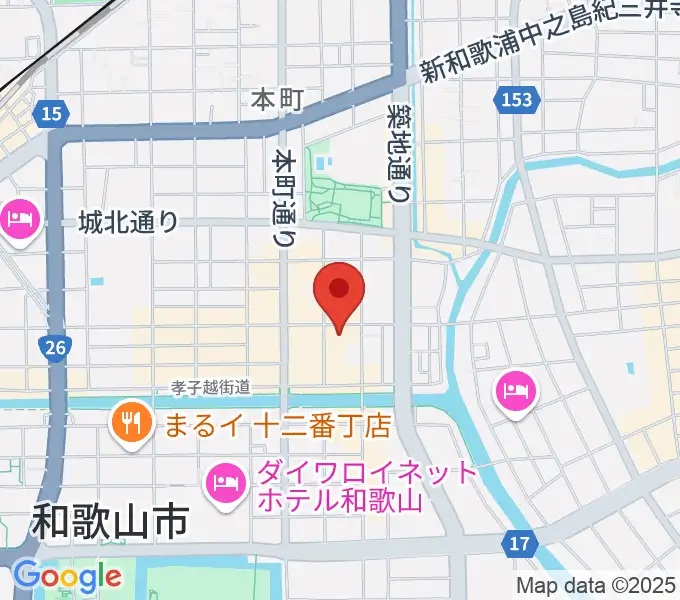LIVE SPACE MOMENTSの地図