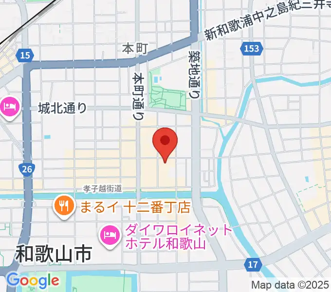 LIVE SPACE MOMENTSの地図