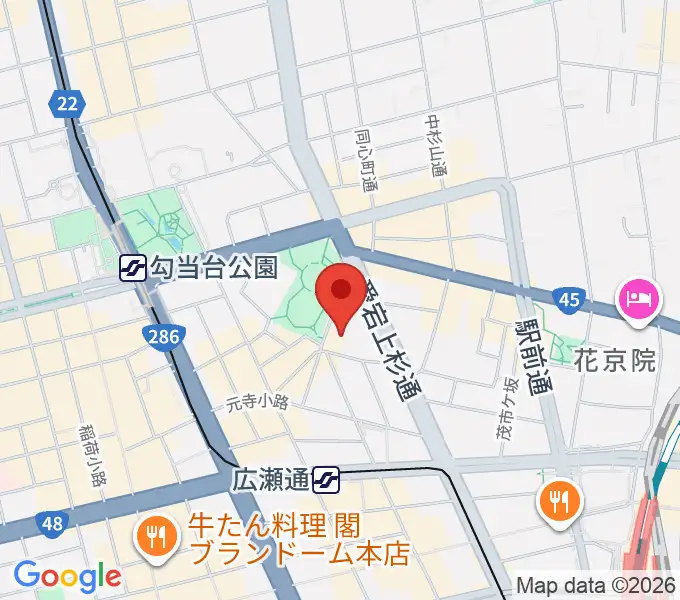 専門学校デジタルアーツ仙台の地図
