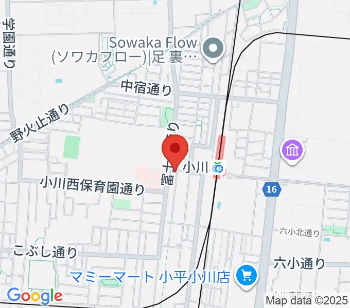ステラ音楽教室 小川駅前教室の地図