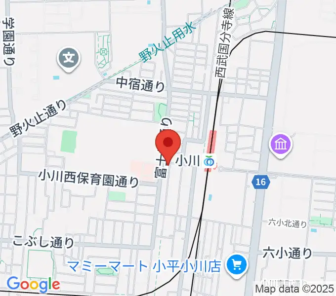 ステラ音楽教室 小川駅前教室の地図