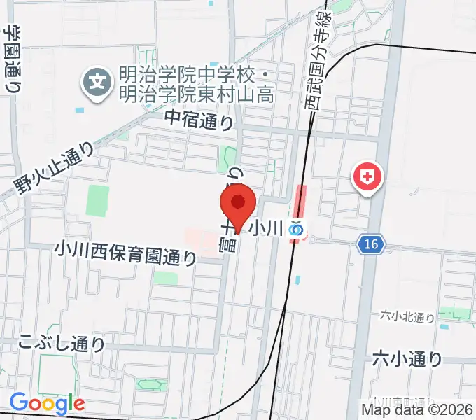 ステラ音楽教室 小川駅前教室の地図