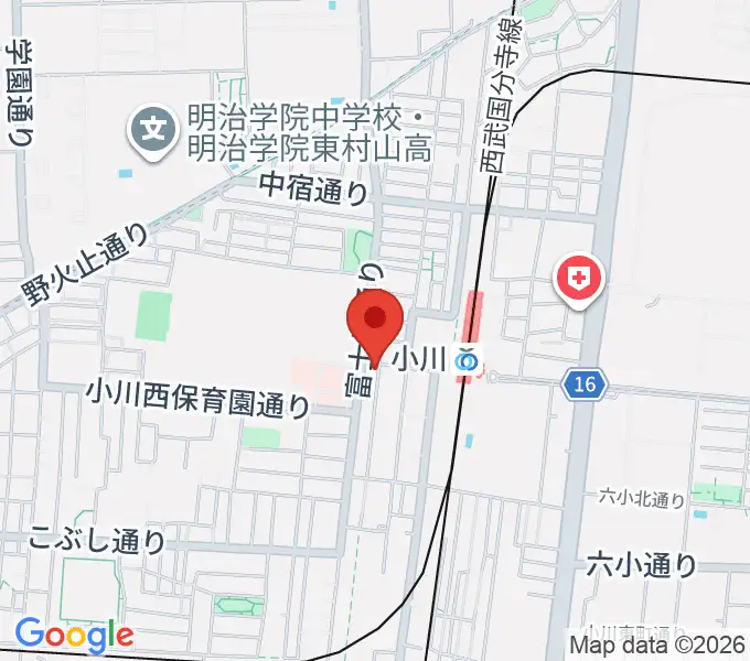 ステラ音楽教室 小川駅前教室の地図