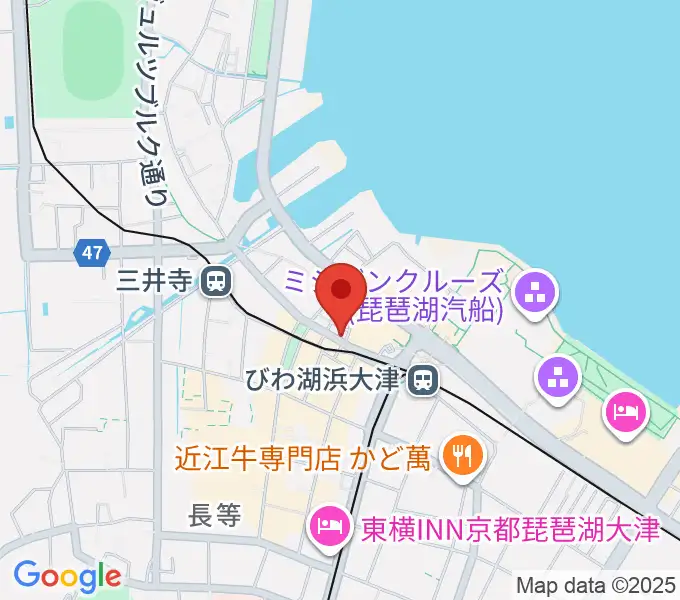 ウッドヴィレッジ中古楽器買取の地図