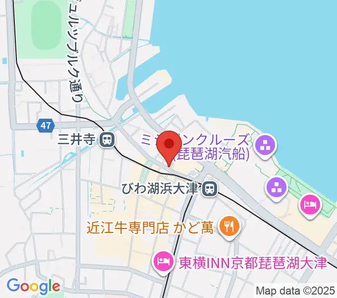 ウッドヴィレッジ中古楽器買取の地図