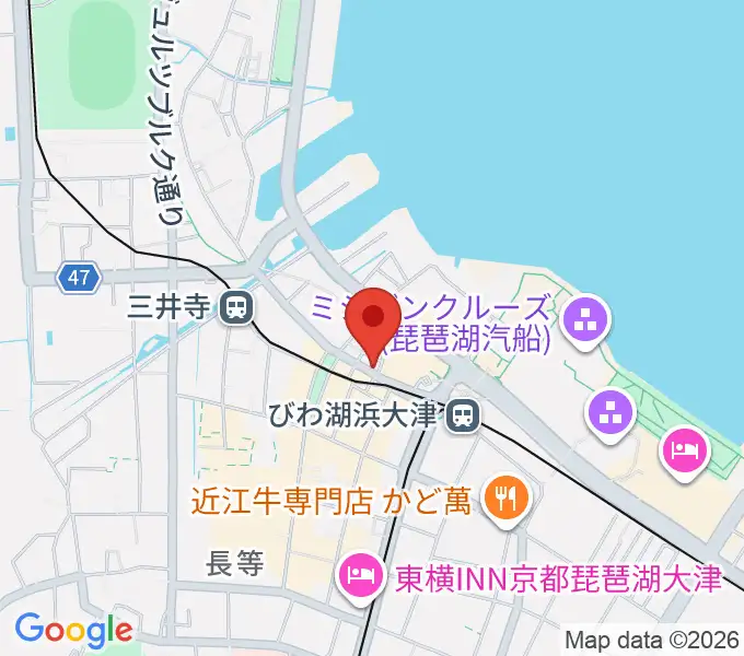 ウッドヴィレッジ中古楽器買取の地図