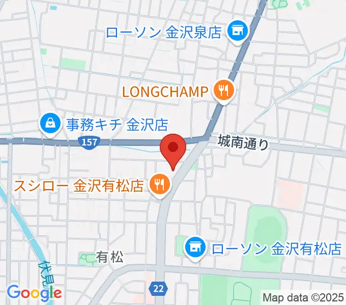 金沢有松ノエルの地図
