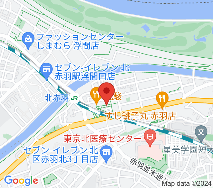 東京音楽学院 北赤羽駅前校の場所