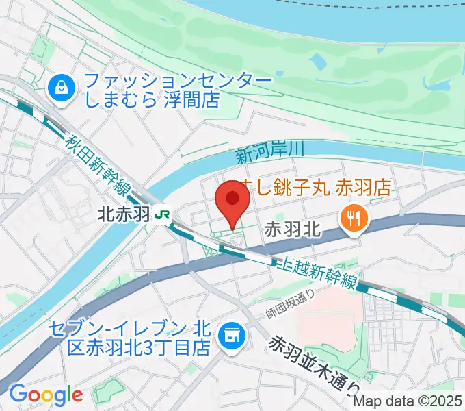 東京音楽学院 北赤羽駅前校の地図