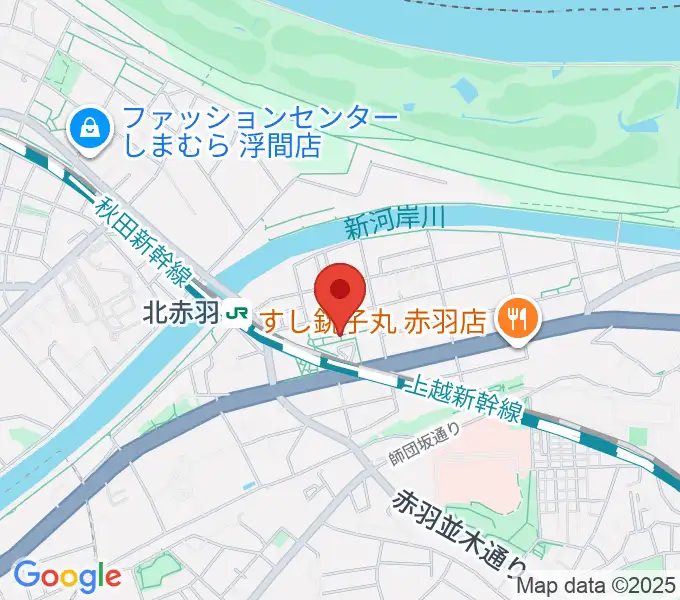東京音楽学院 北赤羽駅前校の地図