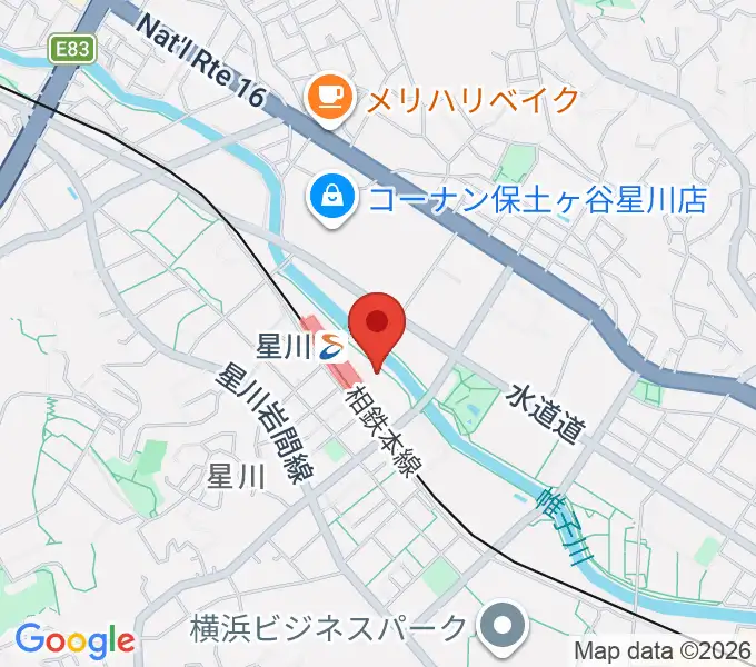 東京音楽学院 横浜星川駅前校の地図