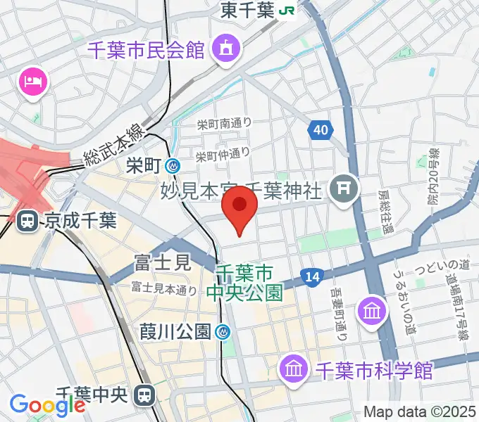 ライブスペース・ライトの地図