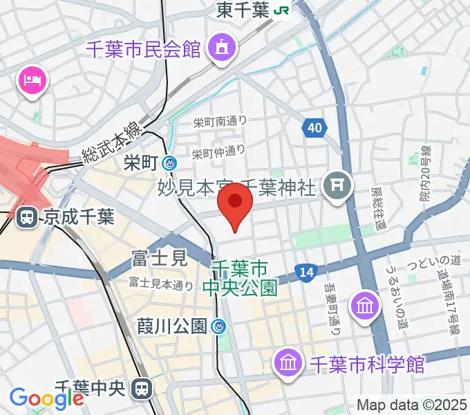 ライブスペース・ライトの地図