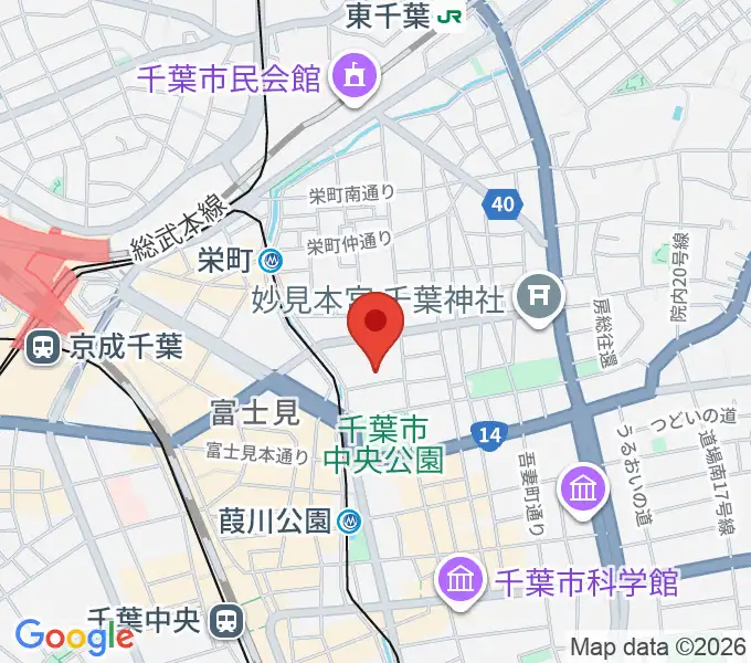 ライブスペース・ライトの地図