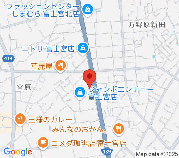 AERA富士宮の地図
