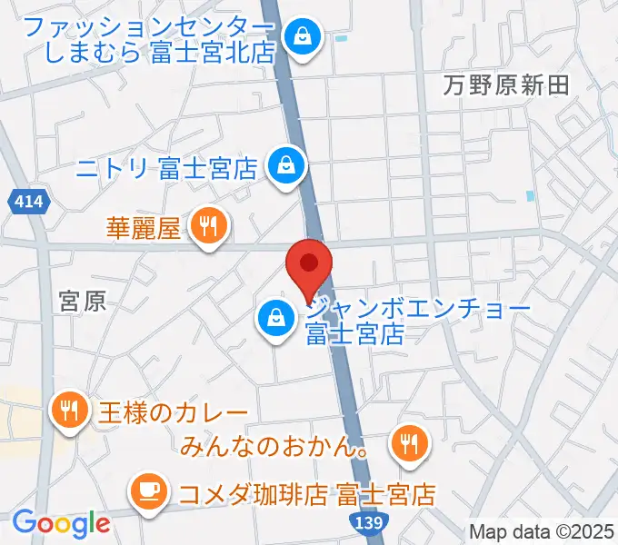 AERA富士宮の地図