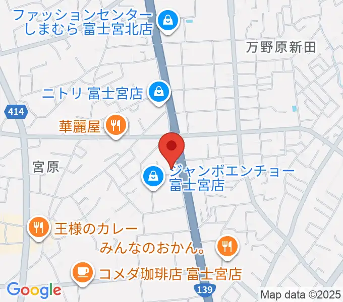 AERA富士宮の地図