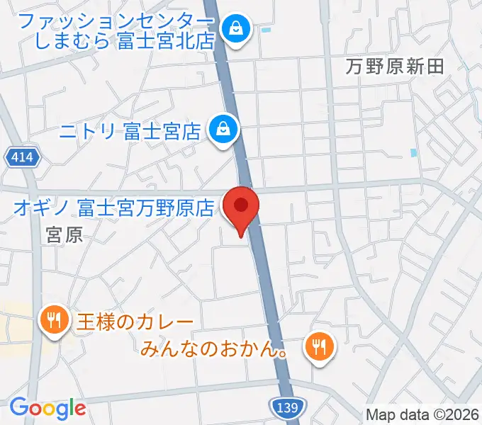 AERA富士宮の地図