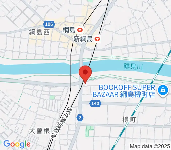 綱島フライドポテトの地図