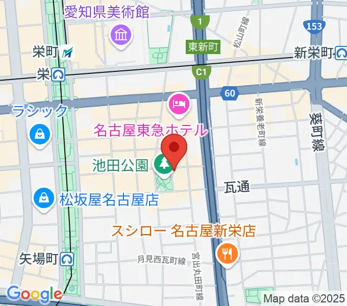 名古屋レッドドラゴンの地図