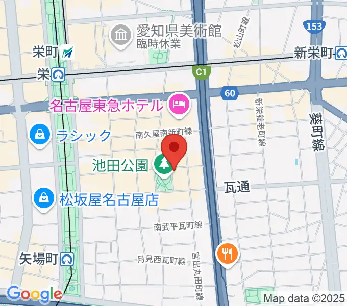 名古屋レッドドラゴンの地図