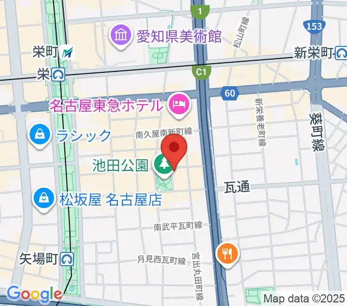 名古屋レッドドラゴンの地図