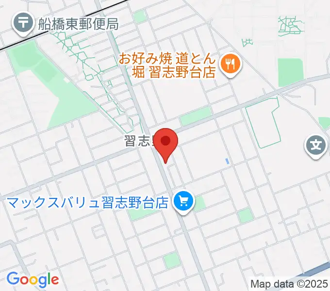 伊藤楽器 ピアノシティ北習志野の地図