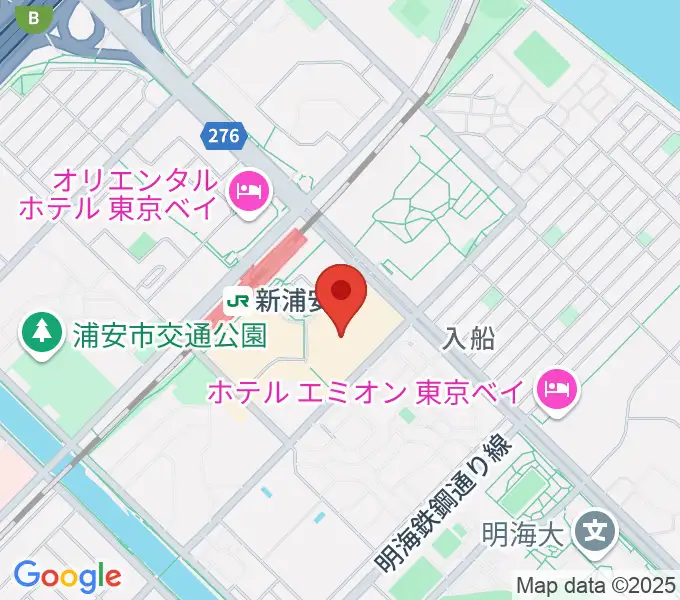 伊藤楽器 新浦安センターの地図