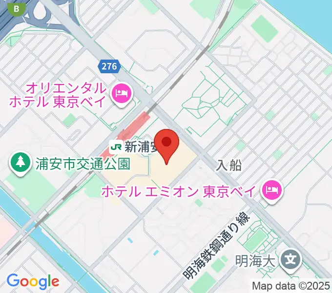 伊藤楽器 新浦安センターの地図