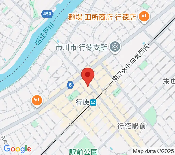 伊藤楽器 行徳センターの地図
