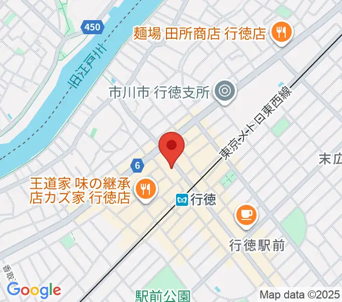 伊藤楽器 行徳センターの地図