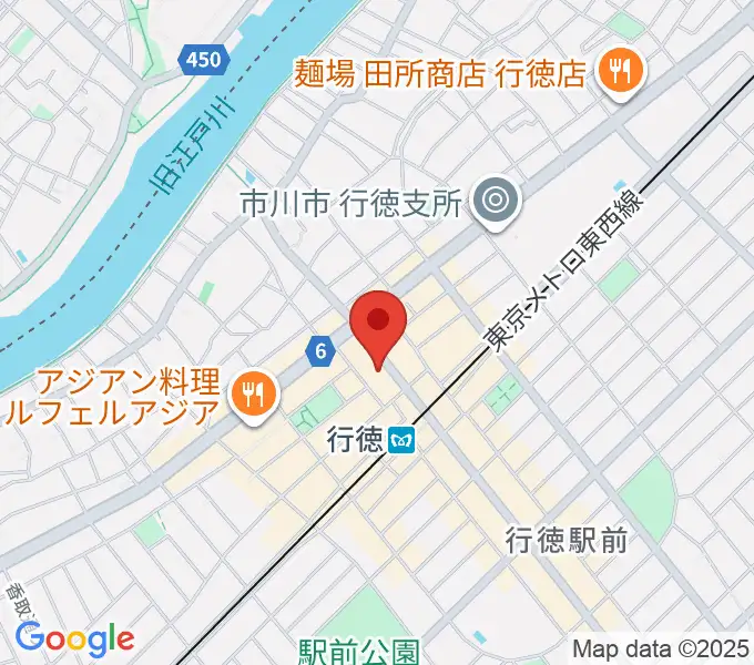 伊藤楽器 行徳センターの地図