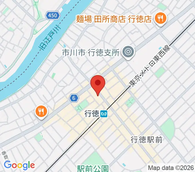 伊藤楽器 行徳センターの地図