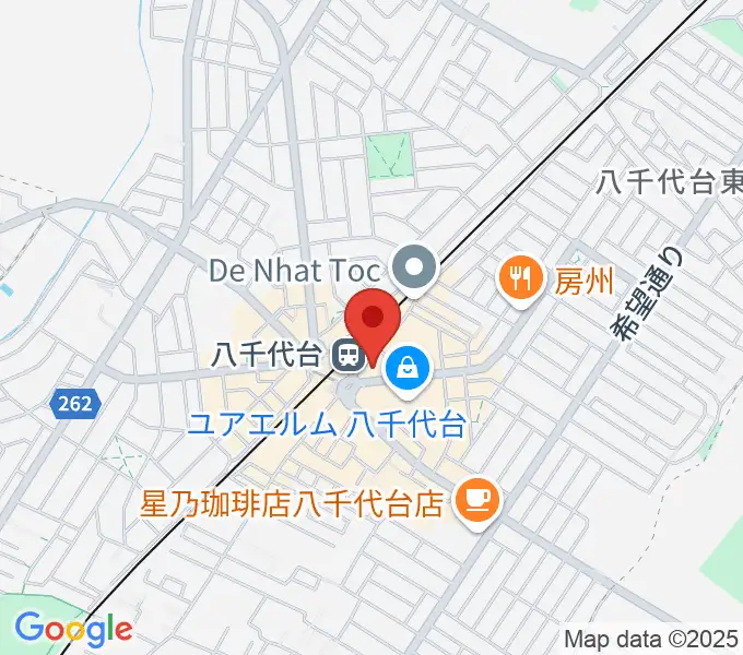 伊藤楽器 八千代台センターの地図