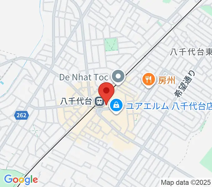 伊藤楽器 八千代台センターの地図