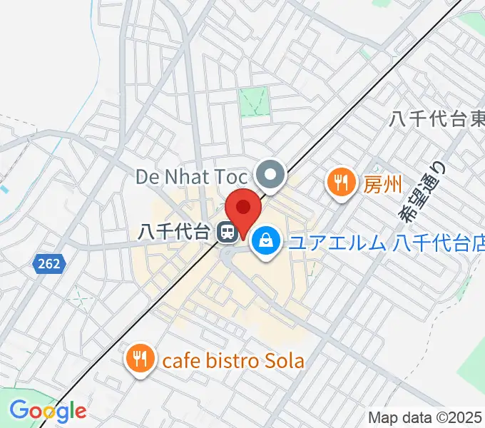 伊藤楽器 八千代台センターの地図