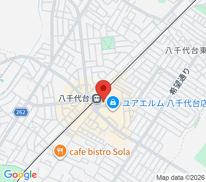 伊藤楽器 八千代台センターの地図