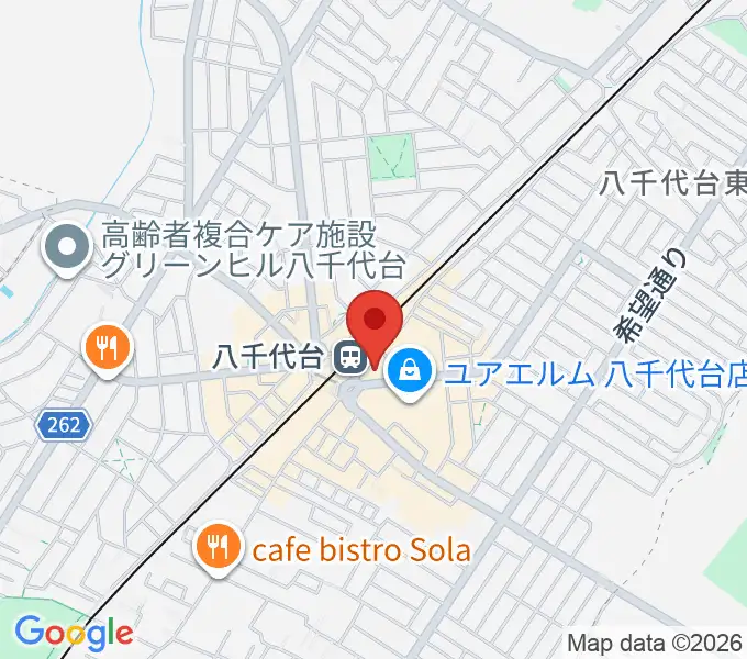 伊藤楽器 八千代台センターの地図