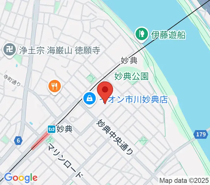 伊藤楽器 妙典イオンセンターの地図