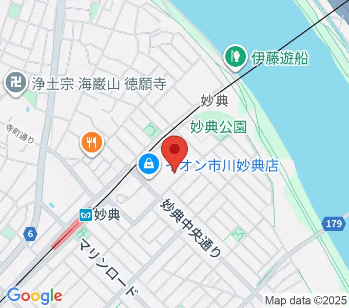 伊藤楽器 妙典イオンセンターの地図