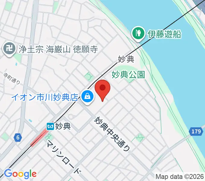 伊藤楽器 妙典イオンセンターの地図